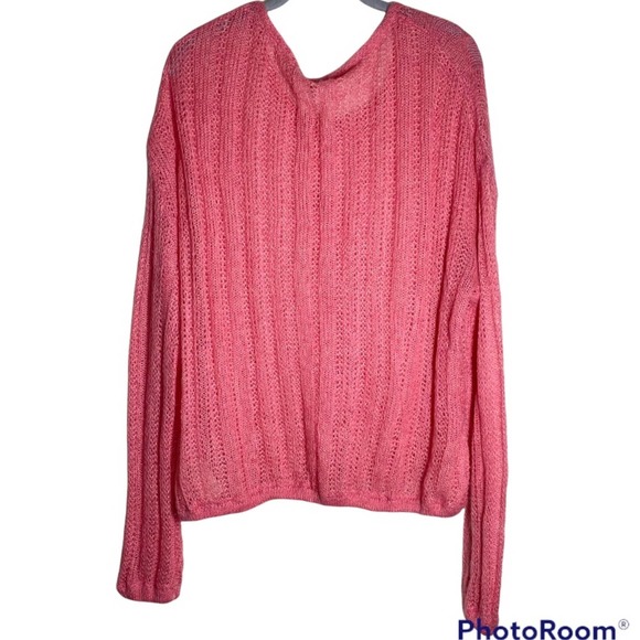 Free People Angel Soft Wool Blend Sweater Bubble Gum Pink Size XS NWOT - Picture 8 of 10